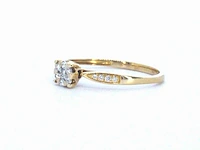 Gouden ring met diamanten - afbeelding 3 van  9