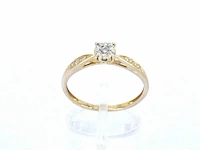 Gouden ring met diamanten - afbeelding 5 van  9