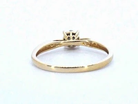 Gouden ring met diamanten - afbeelding 6 van  9