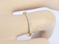 Gouden ring met diamanten - afbeelding 2 van  11