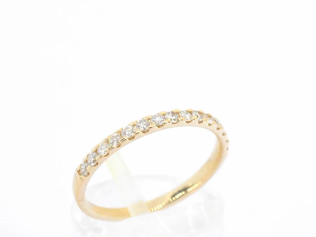 Gouden ring met diamanten - afbeelding 4 van  11