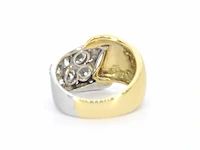 Gouden ring met diamanten - afbeelding 7 van  8