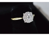 Gouden ring met diamanten - afbeelding 5 van  8