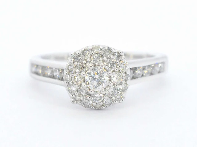 Gouden ring met diamanten - afbeelding 7 van  10