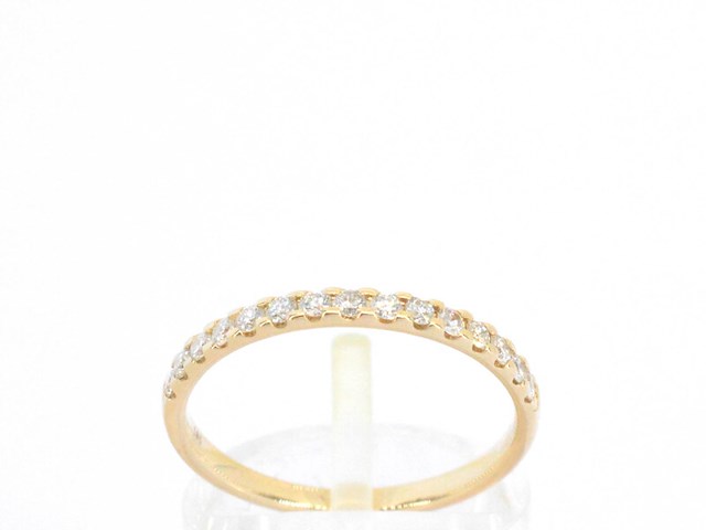 Gouden ring met diamanten - afbeelding 1 van  11