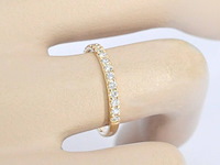 Gouden ring met diamanten - afbeelding 4 van  11