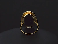 Gouden ring met doublet opaal - afbeelding 4 van  6