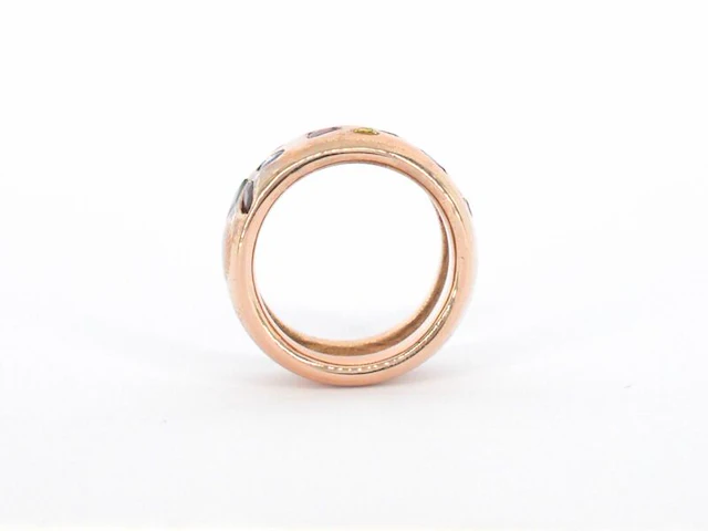 Gouden ring met edelstenen - afbeelding 5 van  7