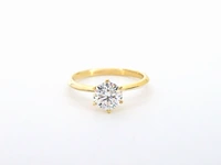 Gouden ring met een briljant geslepen diamant van 1.50 carat - afbeelding 9 van  12