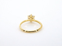 Gouden ring met een briljant geslepen diamant van 1.50 carat - afbeelding 8 van  10