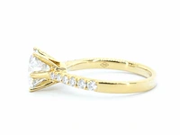 Gouden ring met een briljant geslepen diamant van 3.00 carat - afbeelding 7 van  11