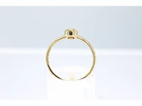 Gouden ring met een briljant geslepen diamant - afbeelding 4 van  6