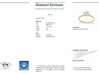 Gouden ring met een briljant geslepen diamanten van 1.00 carat - afbeelding 5 van  11