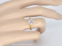 Gouden ring met een briljant geslepen diamanten van 2.00 carat - afbeelding 3 van  10