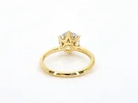 Gouden ring met een briljant geslepen diamanten van 2.00 carat - afbeelding 7 van  10