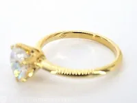 Gouden ring met een briljant geslepen diamanten van 2.00 carat - afbeelding 10 van  10