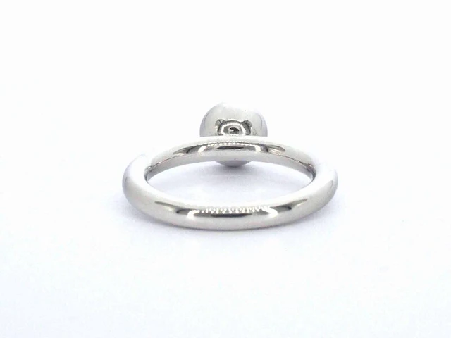 Gouden ring met natuurlijke diamanten en een swiss blue topaas - afbeelding 6 van  10