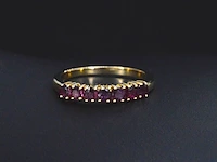 Gouden ring met robijnen - afbeelding 6 van  9