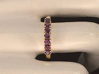 Gouden ring met robijnen - afbeelding 8 van  9