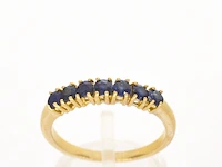 Gouden ring met saffieren - afbeelding 1 van  8