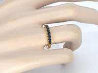 Gouden ring met saffieren - afbeelding 2 van  8