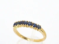 Gouden ring met saffieren - afbeelding 3 van  8