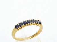 Gouden ring met saffieren - afbeelding 4 van  8