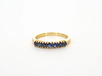 Gouden ring met saffieren - afbeelding 6 van  8