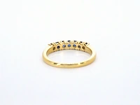 Gouden ring met saffieren - afbeelding 7 van  8