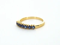 Gouden ring met saffieren - afbeelding 8 van  8