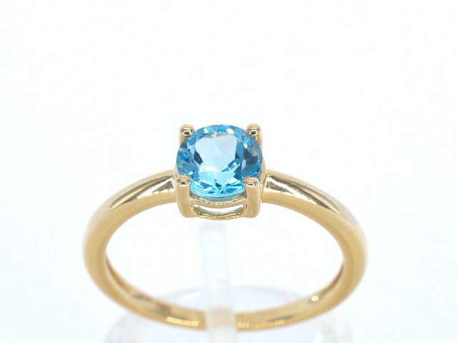 Gouden ring met topaas - afbeelding 1 van  10