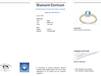 Gouden ring met topaas - afbeelding 3 van  10