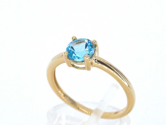 Gouden ring met topaas - afbeelding 4 van  10