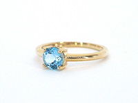 Gouden ring met topaas - afbeelding 9 van  10