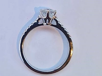 Gouden ring met witte safier - 1.12ct - 14k goud - afbeelding 7 van  7