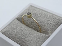 Gouden ring met zirkonia, 14 karaats - afbeelding 2 van  7
