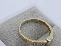 Gouden ring met zirkonia, 14 karaats - afbeelding 7 van  8