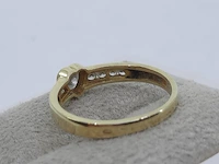 Gouden ring met zirkonia, 14 karaats - afbeelding 8 van  8