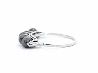 Gouden ring met zwarte edelsteen - afbeelding 3 van  5