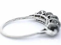 Gouden ring met zwarte edelsteen - afbeelding 5 van  5