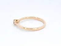 Gouden ring solitaire met een briljant geslepen diamant - afbeelding 8 van  11