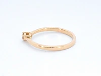 Gouden ring solitaire met een briljant geslepen diamant - afbeelding 5 van  11