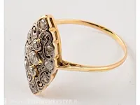 Gouden ring waarde € 750,00 met diamant - afbeelding 5 van  8