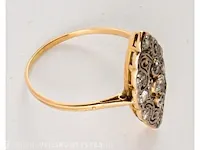 Gouden ring waarde € 750,00 met diamant - afbeelding 6 van  8