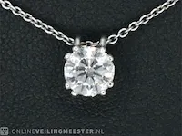 Gouden solitair hanger gassan