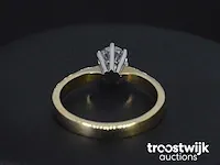 Gouden solitair ring met briljant geslepen diamant van 0.71 carat - afbeelding 5 van  7