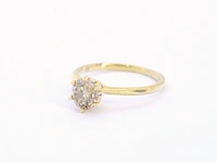 Gouden solitair ring met diamant 1.01 carat - afbeelding 9 van  10
