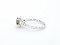 Gouden solitair ring met diamanten - afbeelding 5 van  9