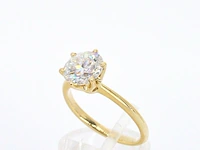 Gouden solitair ring met een grote diamant van 2.50 carat - afbeelding 4 van  10
