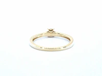 Gouden solitair ring met een natuurlijke diamant - afbeelding 6 van  8